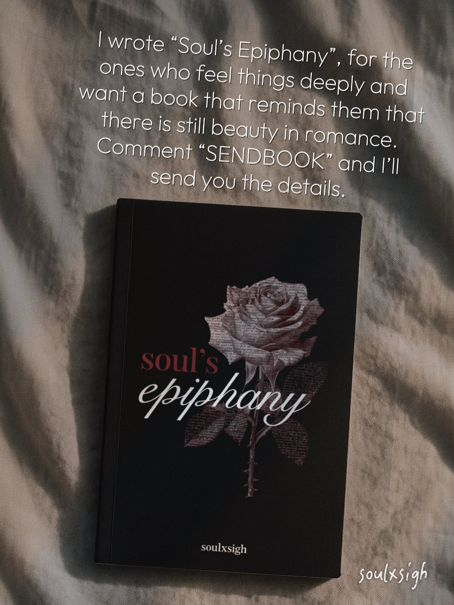 soulxsigh's tweet image. Don't quit now, you're closer than you think 🥀 From my poetry book "Soul's Epiphany", out now 🖤
#poetry #believe #selfimprovement #thoughts #inspirational