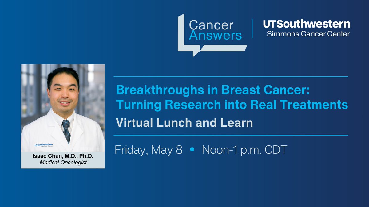 UTSW Simmons Cancer Center tweet media