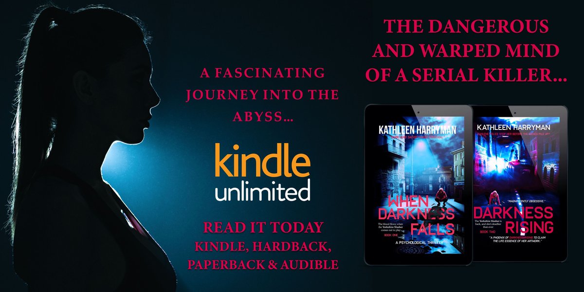 KathleenHarrym1's tweet photo. Step inside the warped mind of a serial killer

THE DARKNESS SERIES 

#KU #Audible #Paperback #Harback

#1 https://t.co/EgIWB3WUz2
#2 https://t.co/ZvRMi3D7TN

#1 #Kindle #99cetns / #99p

#Thriller #CrimeFiction #BookBoost #Suspense #MustRead #IARTG #ASMSG #BooksWorthReading https://t.co/juUplDshOe