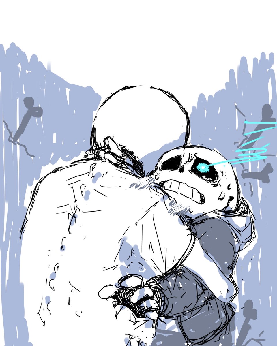 unojiyue's tweet image. ボクの兄ちゃんは　ときどき　こうなる。
こうしてると　ねちゃうんだけど
おきたら　なんにも　おぼえてないみたい。

※ネタ被りを恐れないケツイ
※なんぼあってもいいよね、このシチュ
#sans