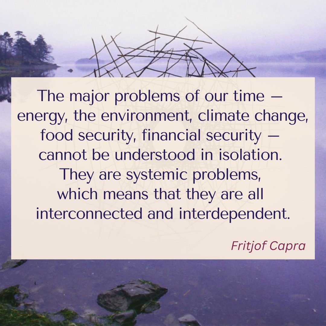 Fritjof Capra's Capra Course tweet media