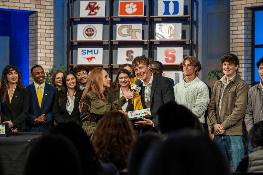 FloridaState's tweet photo. Congratulations to FSU student Hugo Davies on earning the coveted People’s Choice Award at the Shark-Tank-style ACC InVenture Prize competition! 🏆 👏

Davies received the most votes of any ACC competitor after delivering a dynamic pitch about his artificial intelligence startup called KeyRise.

Read more at https://t.co/h10Wvc31qp