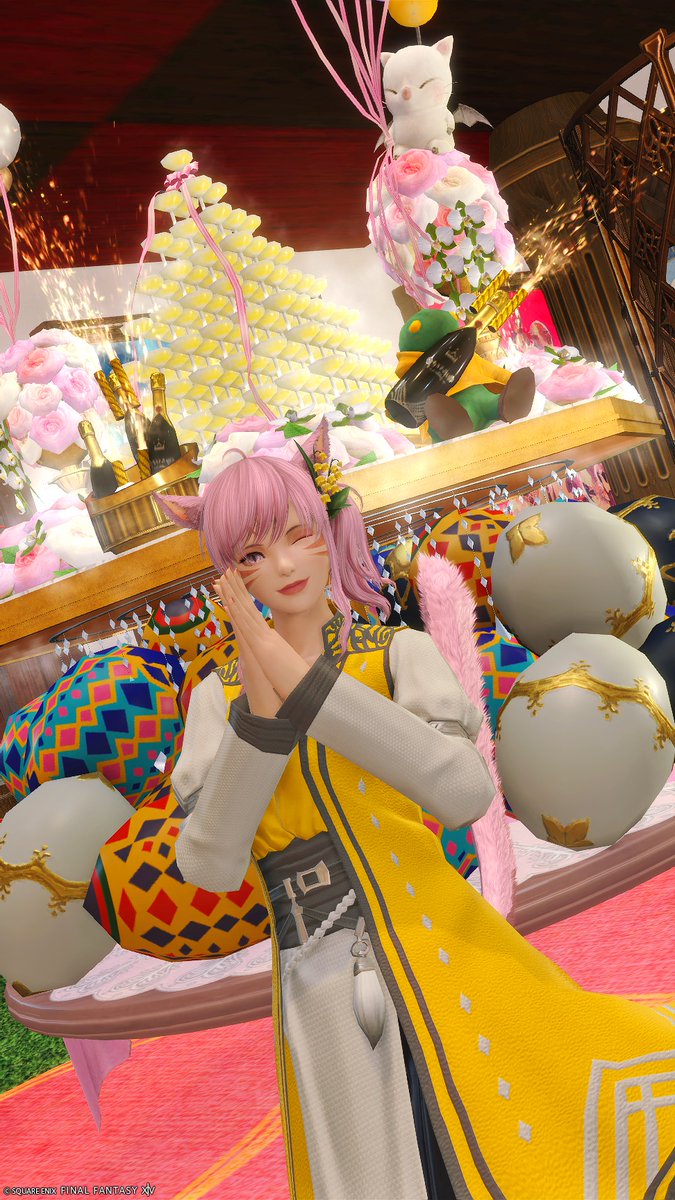 おはようございます。   

金曜日！
平日ラストを楽しく駆け抜けるぞー✨

#FF14 #おはミコ