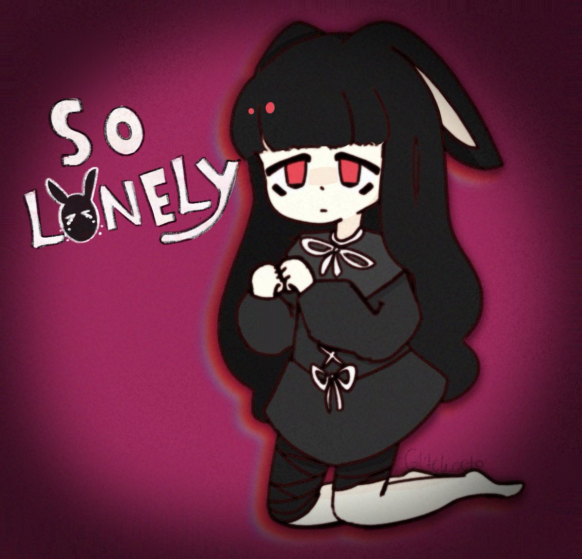 Glitch_Octo's tweet photo. Day 82 oopie goopies till I umpy gumpy! 

so lonely… lonely little rabbit.. so sooooo lonely… :( 

#RabbitAndSteel https://t.co/JlLFDIJKoB