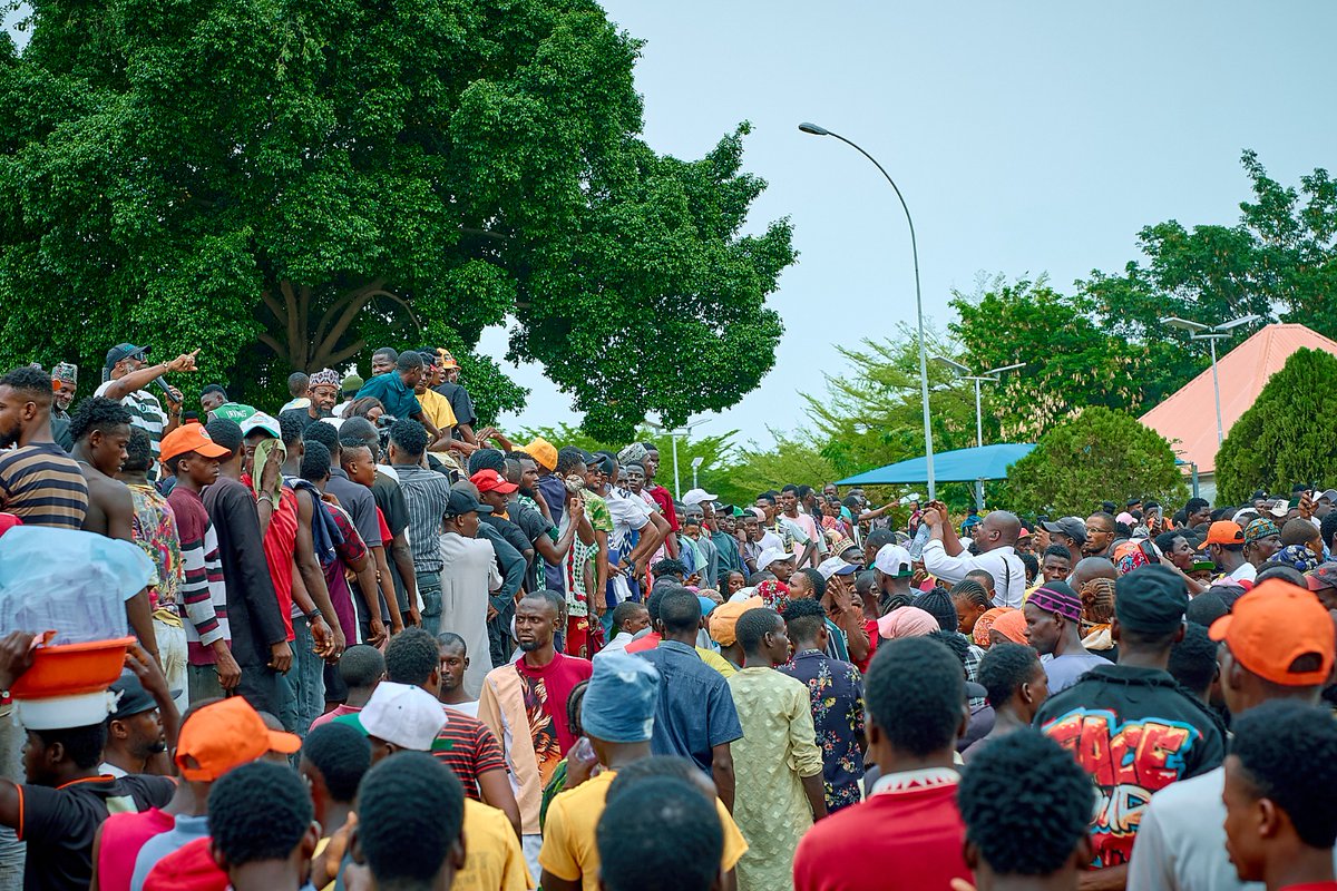 Day two of the Save Our Democracy protest was not just a continuation, it was a statement.

At the Independent National Electoral Commission (INEC), alongside fellow members of the African Democratic Congress (ADC) and patriotic Nigerians, we stood firm against the dangerous push