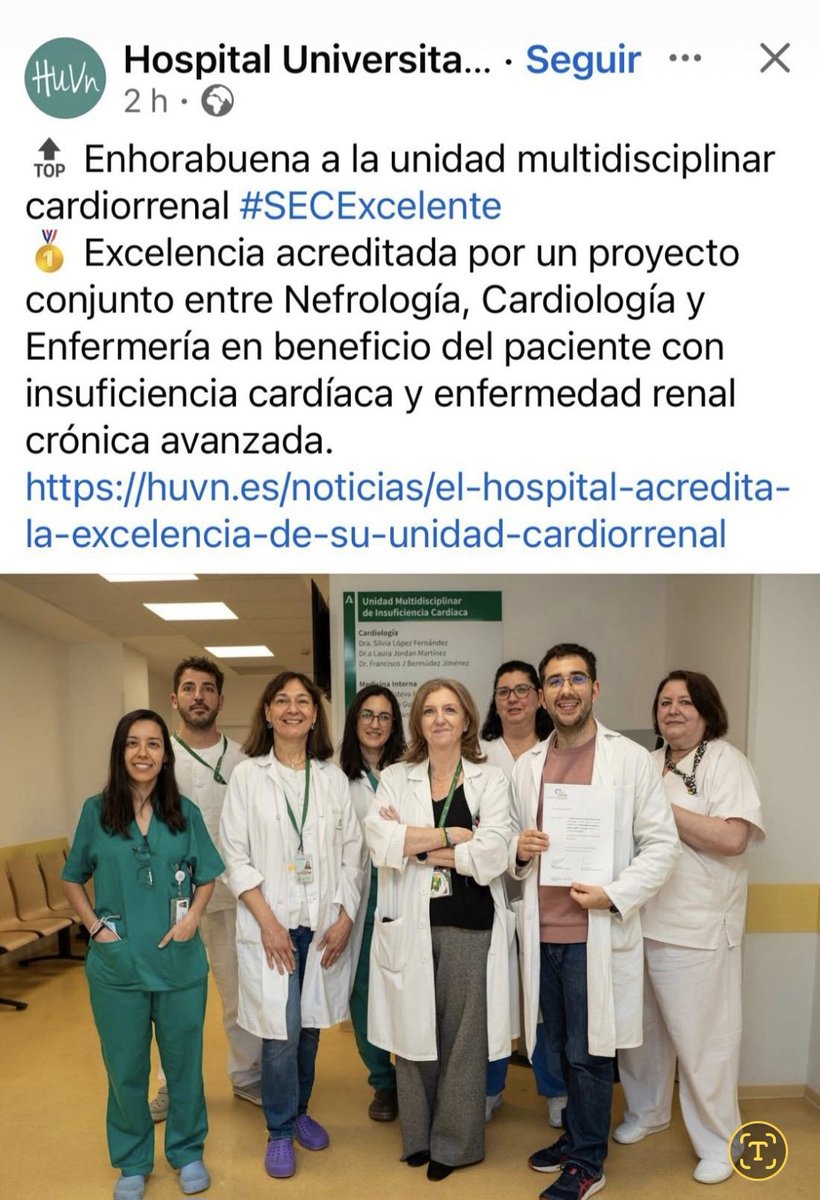 MjoseEspigares's tweet photo. Todo un orgullo pertenecer a este gran grupo de profesionales. Mas que compañeros de trabajo. Disfrutamos cuidando de nuestros pacientes. https://t.co/3pPy1tZRUP