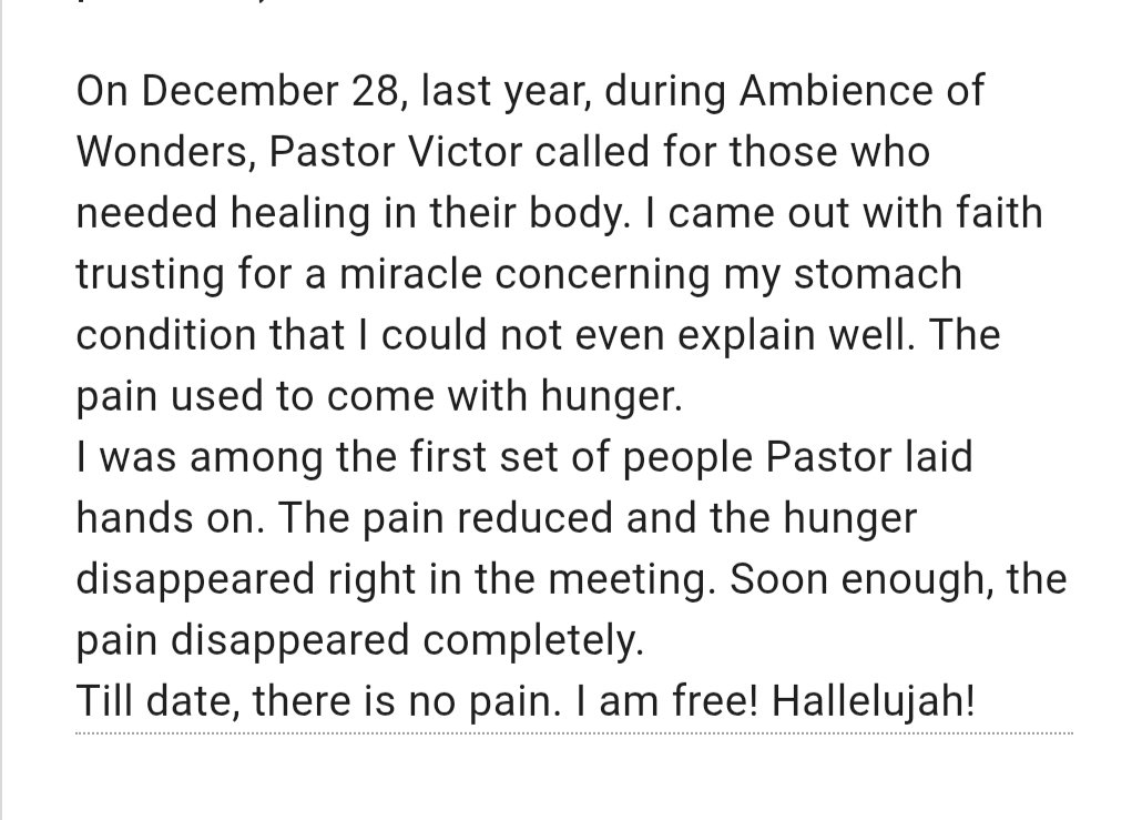 salvation_truth's tweet photo. WELLNESS REPORT (March, 1/3)
—OGUN STATE, NIGERIA—
Healed of acute stomach condition 
In Ambience of Wonders, we saw the LORD touch people in powerful ways before our very eyes. 🔥 https://t.co/sWpBrT41yh