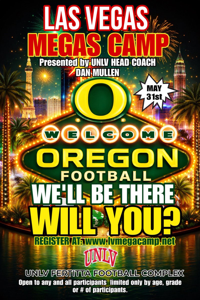 May 31, 2026, Will You Be There❓❓

<a href="/lvmegacamp/">Las Vegas Mega Camp</a> <a href="/BrandonHuffman/">Brandon Huffman</a> <a href="/ttherzog/">Coach Trent Herzog</a> <a href="/Coach__Snyder/">Coach Michael Snyder</a> <a href="/JordanJ_/">Jordan Johnson</a>