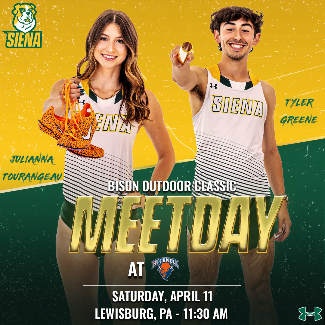 SienaSaints's tweet image. 🎽 NOW!

Siena at Bison Outdoor Classic

📍 Lewisburg, PA 
🏟️ Christy Mathewson-Memorial Stadium
📺 @FloTrack ➡️ tinyurl.com/mrxzpsfh
📊 tinyurl.com/mhp2z2wr

#MarchOn x #SienaSaints x #NCAATRK x #MAACTrack