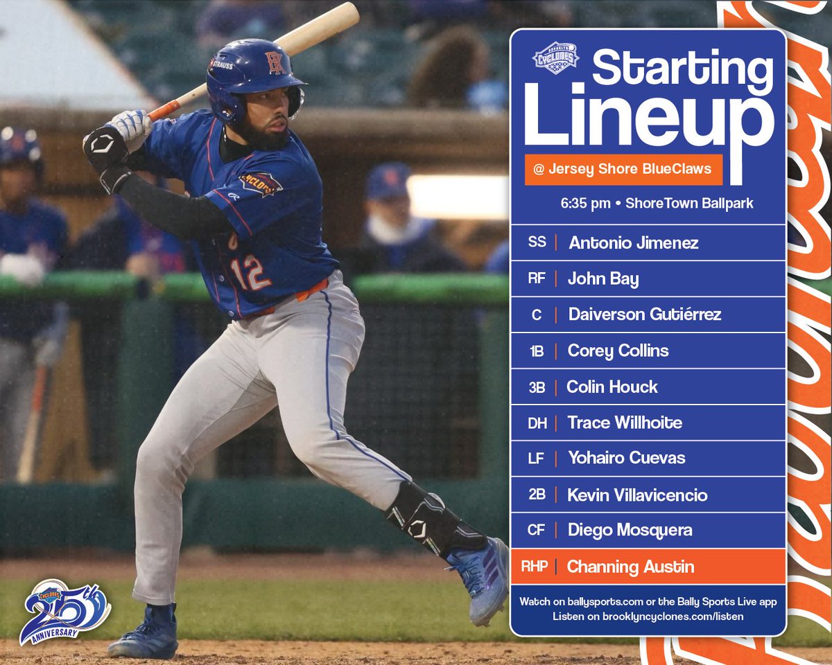 BKCyclones's tweet photo. Thirsty for a Thursday victory.

📍 ShoreTown Ballpark (Lakewood, N.J.)
⏰ 6:35 PM
🆚 @BlueClaws 
🎙️ @JustinRocke &amp; @johnnygwitz
🎧 https://t.co/YZo7i46mGH
📺 @Bally__Sports
🍎 #AmazinStartsHere https://t.co/bjvJKlDBzl