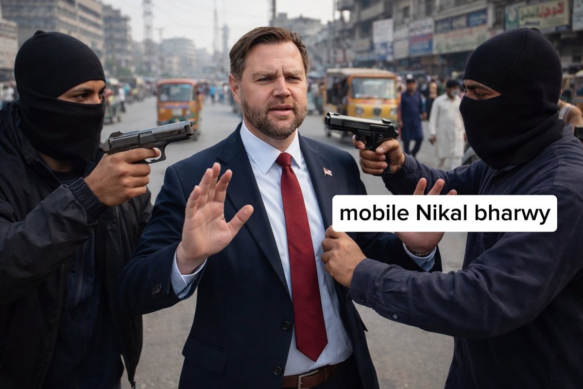 HaMzA_hun_Ywr's tweet photo. Jd vance visiting Karachi. https://t.co/b53En6W7T1