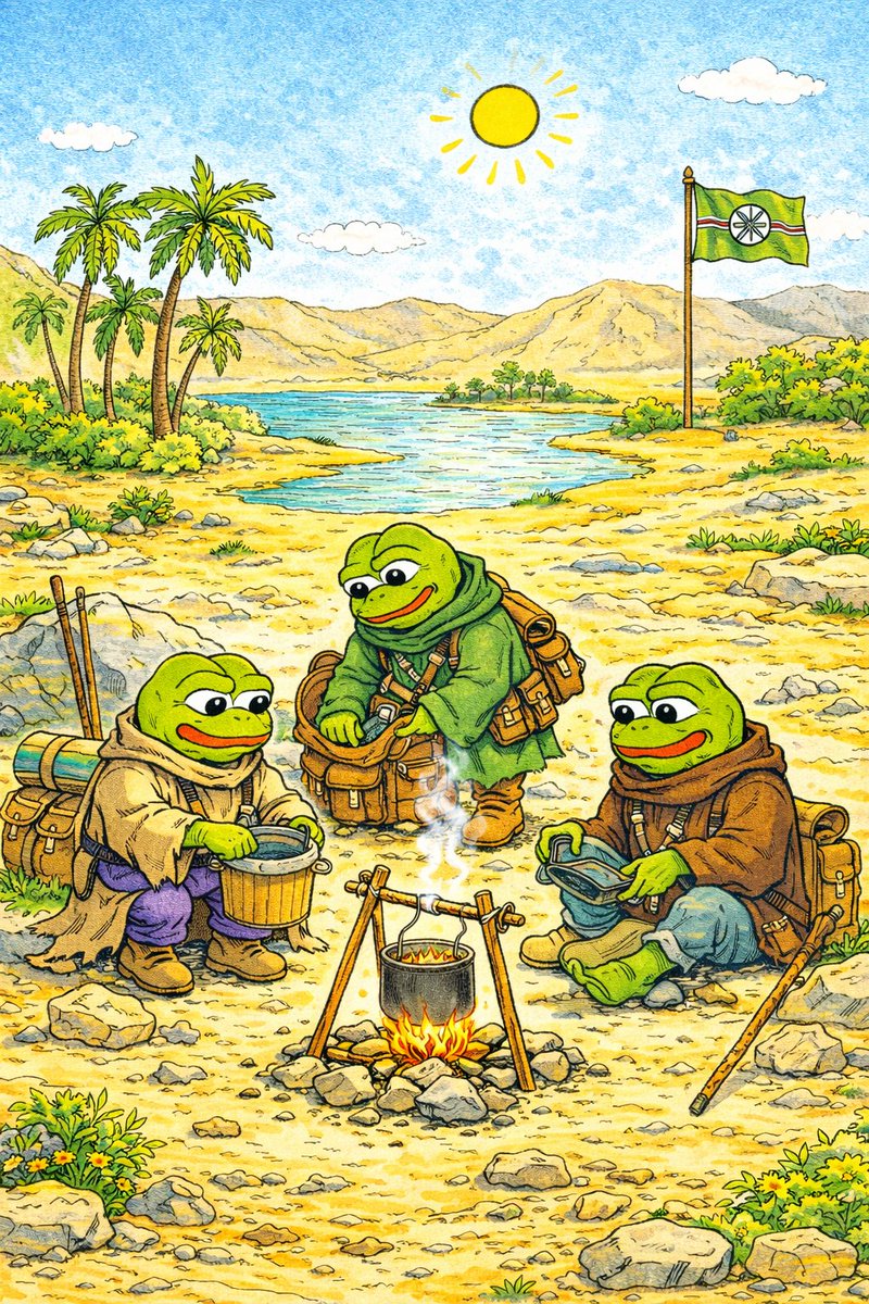 KekistanCoinETH's tweet photo. kekistan, water stop

distance is earned
one refill at a time

dehydration is not heroic
$kek #pilgrimroad #waterstop #stayhydrated https://t.co/aGSR7d7JZ5