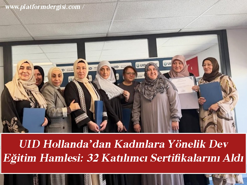 DergisiPlatform's tweet image. UID Hollanda’dan Kadınlara Yönelik Dev Eğitim Hamlesi: 32 Katılımcı Sertifikalarını Aldı

UID Hollanda Kadın Kolları tarafından düzenlenen ve yaklaşık 6 ay süren kapsamlı eğitim programı başarıyla tamamlandı...

#Hollanda #UID

platformdergisi.com/yazi/haberler/…