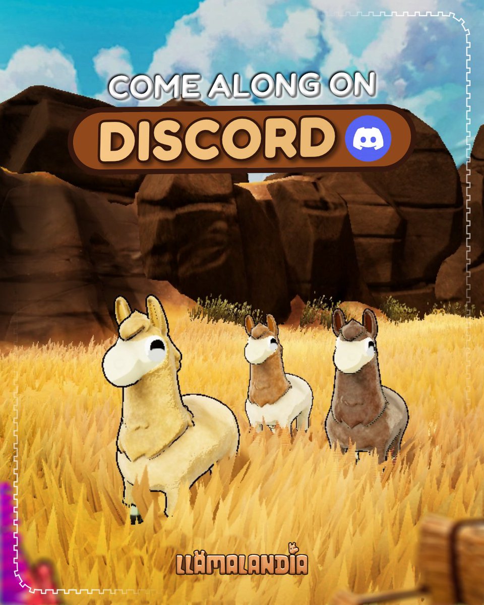 Paramo_Games's tweet photo. See you there🌾: https://t.co/cxIEz5QNtW

#llamalandia #cozygame #discord #indiegame #GamingDaily https://t.co/wBtEls4t5B