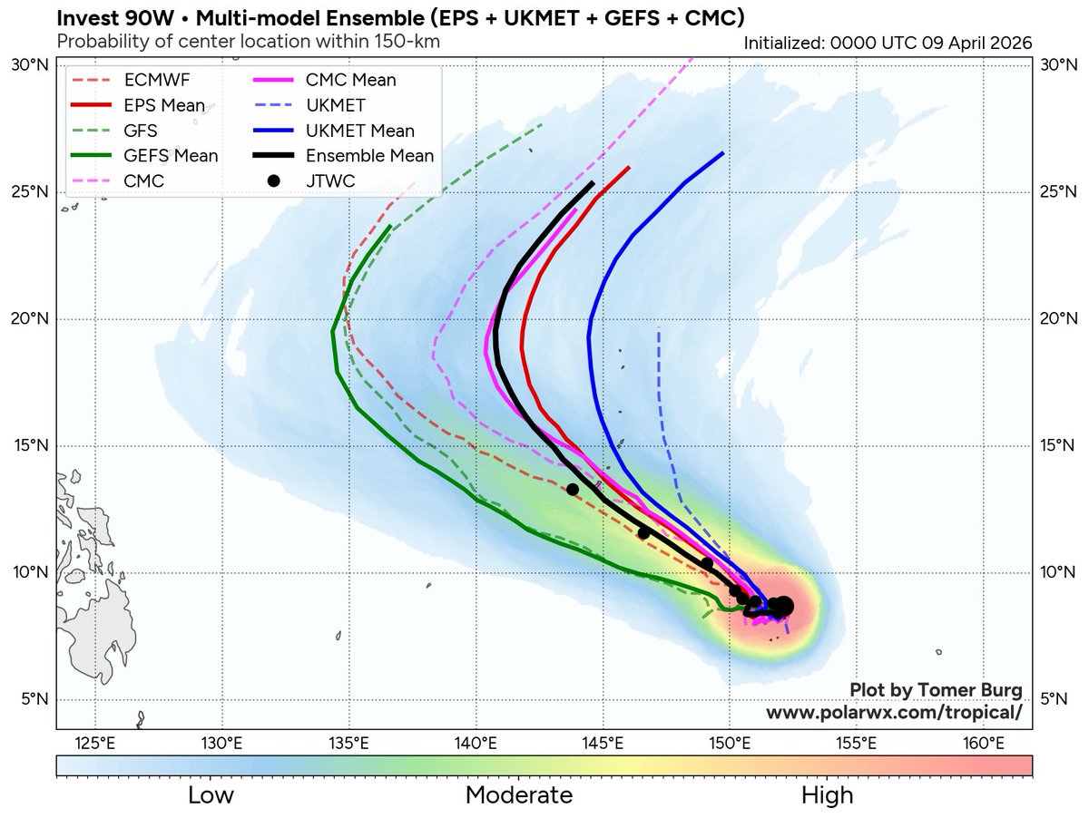 VortixWx's tweet image. #tropicswx #GUwx #MPwx |
Newly named #Sinlaku is threatening #Guam &amp;amp; the rest of #CNMI more &amp;amp; more w/ direct impacts looking to increase. At the moment, Sinlaku is dealing w/ E-erly shear since the vortex tilt is noticeable. But considering the background state, it shouldn't have