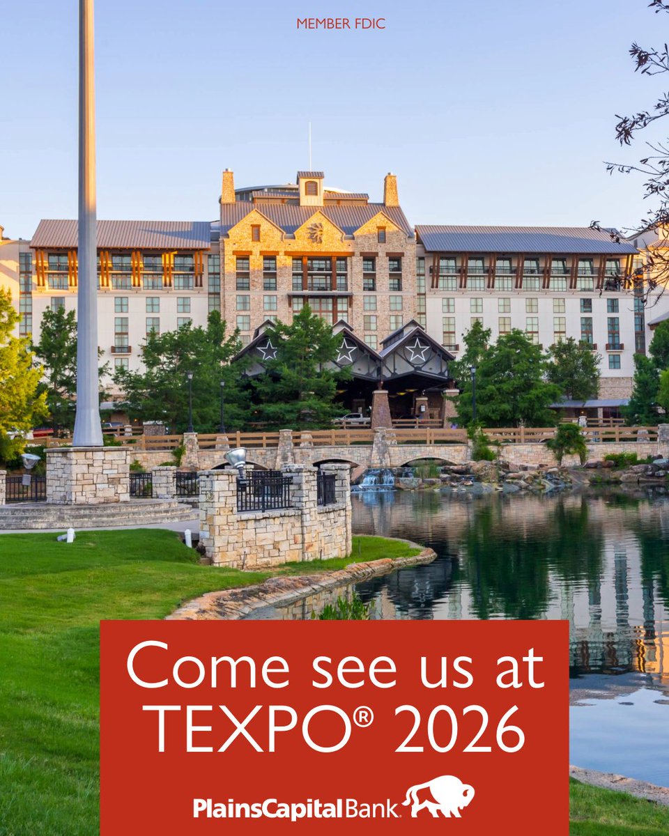PlainsCapital's tweet photo. PlainsCapital Bank is looking forward to TEXPO® 2026 in Grapevine! If you’re attending the event, be sure to stop by booth 401 to meet the team and register to win a $250 Nike gift card!
No Purchase Necessary. April 12–14, 2026. Registration ends at 10 a.m. April 14.
#TEXPO2026 https://t.co/sYaDmaFZDE