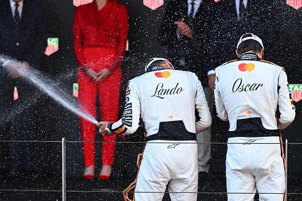 osclanders's tweet image. Generational photos specifically with their names on the back of the suits in the order of Landoscar too #iconic 🙂‍↕️🙂‍↕️