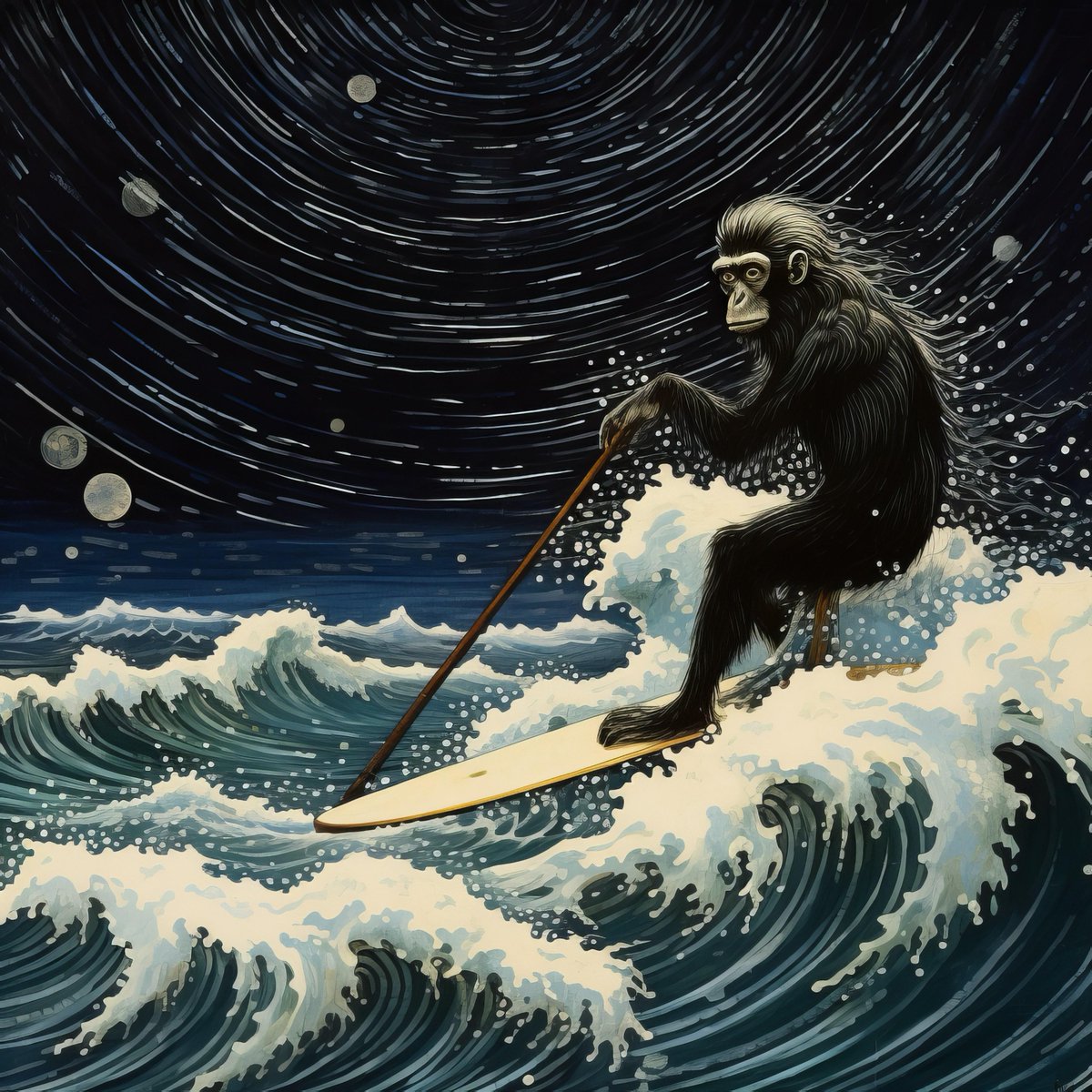 MidnightApes's tweet image. 🦧 #133

no filter. no ai upscale. pure vibe coded art from 2023.

free mint may 20.
midnightapes.com

#decentralisedculture #vibecoding #NFT