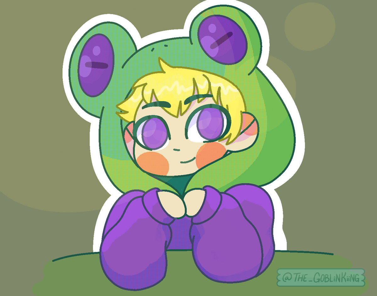 the_goblinkiing's tweet photo. A before work doodle of Plucky aka the Frog Father 🐸🌱💚 Check him out of Twitch! @xpluckyvt 
#cozyart #cozystreamer #digitalartist #fanart https://t.co/KV3EhChbNG