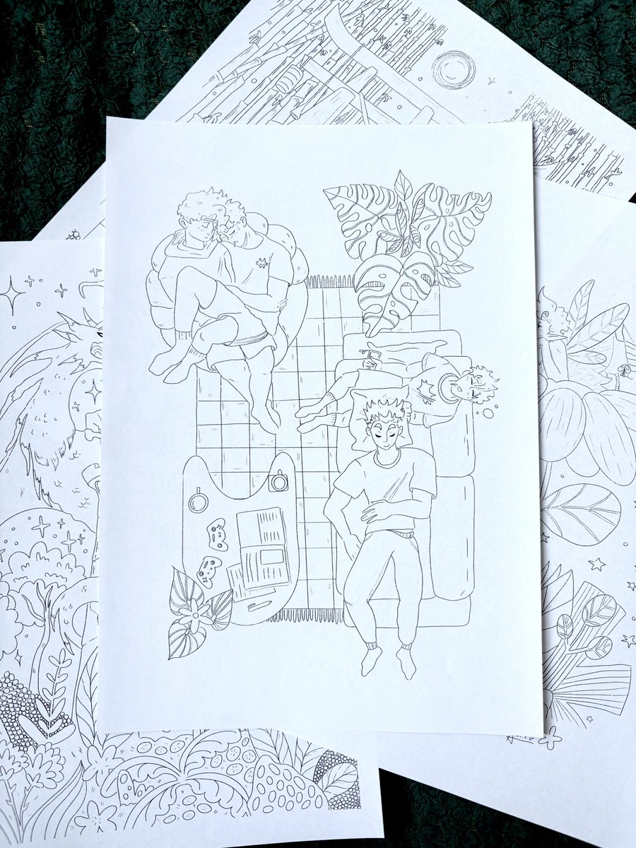 azgeip's tweet photo. 🖍️Are there any fans of colouring pages? 

I have prepared sakuatsu inspired printable colouring pages based on my fanarts. 

You can find them in my ko-fi shop, link below 
#sakuatsu #skts https://t.co/3CHQFY2Ll5