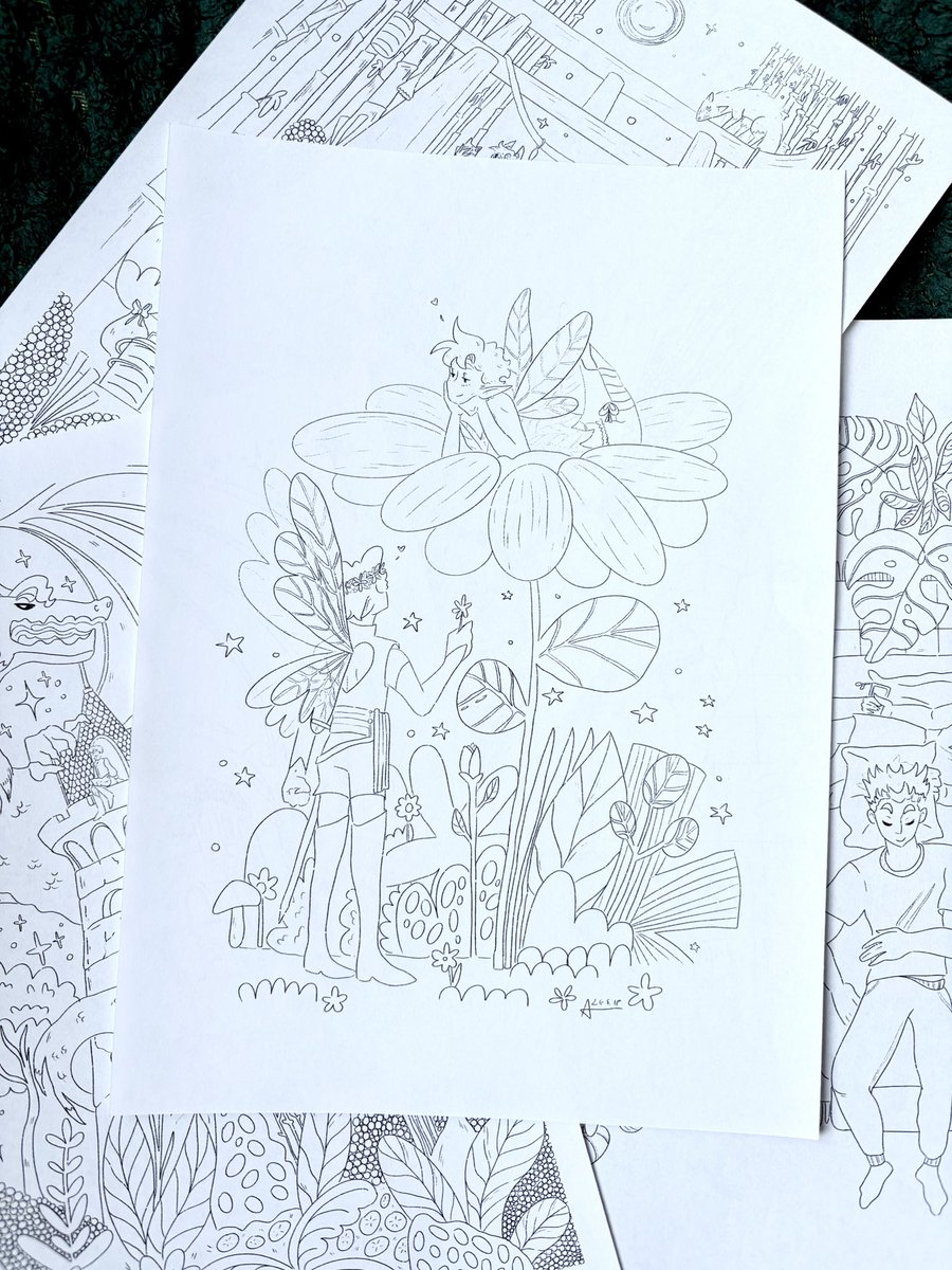 azgeip's tweet photo. 🖍️Are there any fans of colouring pages? 

I have prepared sakuatsu inspired printable colouring pages based on my fanarts. 

You can find them in my ko-fi shop, link below 
#sakuatsu #skts https://t.co/3CHQFY2Ll5