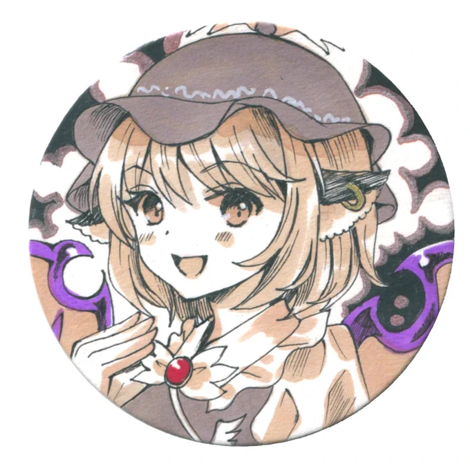 【アナログ絵】文ちゃん、布都ちゃん、みすちー描きました