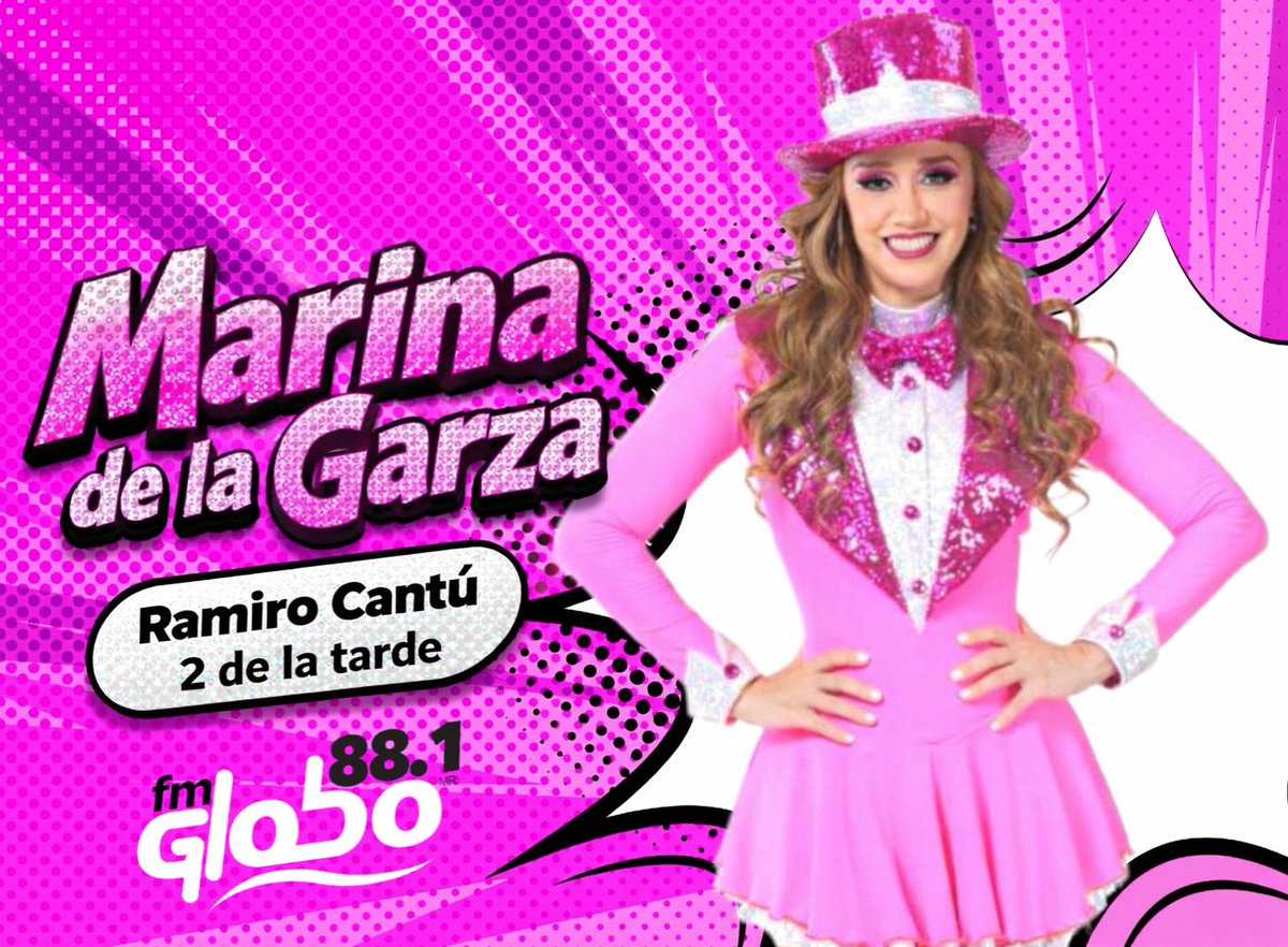 ¡Te esperamos en <a href="/fmglobooficial/">fm globo</a> ! Con @marinadelagarzaa ✨🩷 con nuestro amigo @ramiirocantu 🎙️ ⏰ 2:00 de la tarde