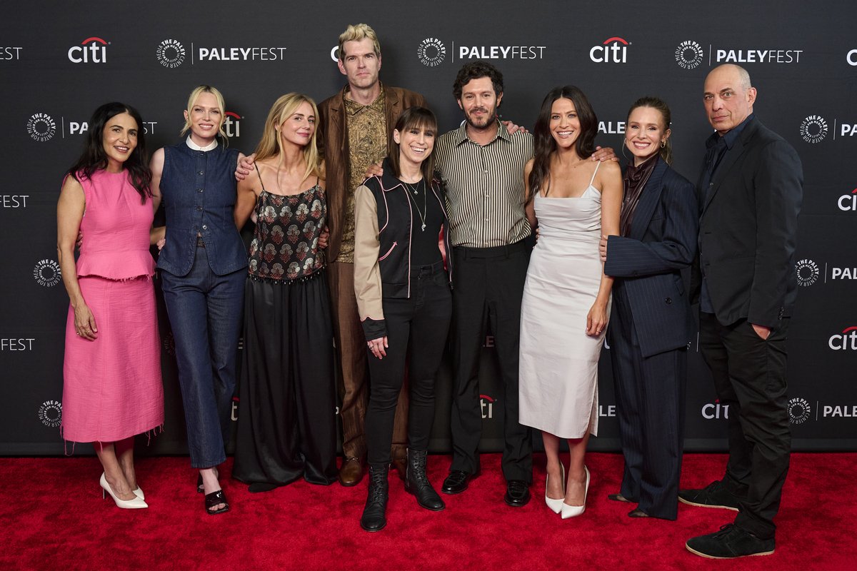 paleycenter's tweet image. Night 4 of PaleyFest LA: #NobodyWantsThis

A screening and conversation with Kristen Bell, Adam Brody, and the cast and creatives—on love, contradictions, and everything in between.

Thanks to @Citi, @nwtnetflix, and our Members.
