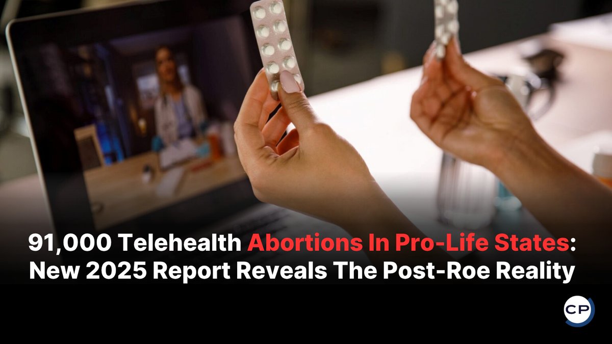 ChristianPost's tweet image. A new report estimates 91,000 telehealth abortions in pro-life states in 2025, exposing how bans push abortion underground, not away.
#Abortion #ProLifeStates #Telehealth #PostRoe #ChristianNews
🔗 dlvr.it/TRyK45