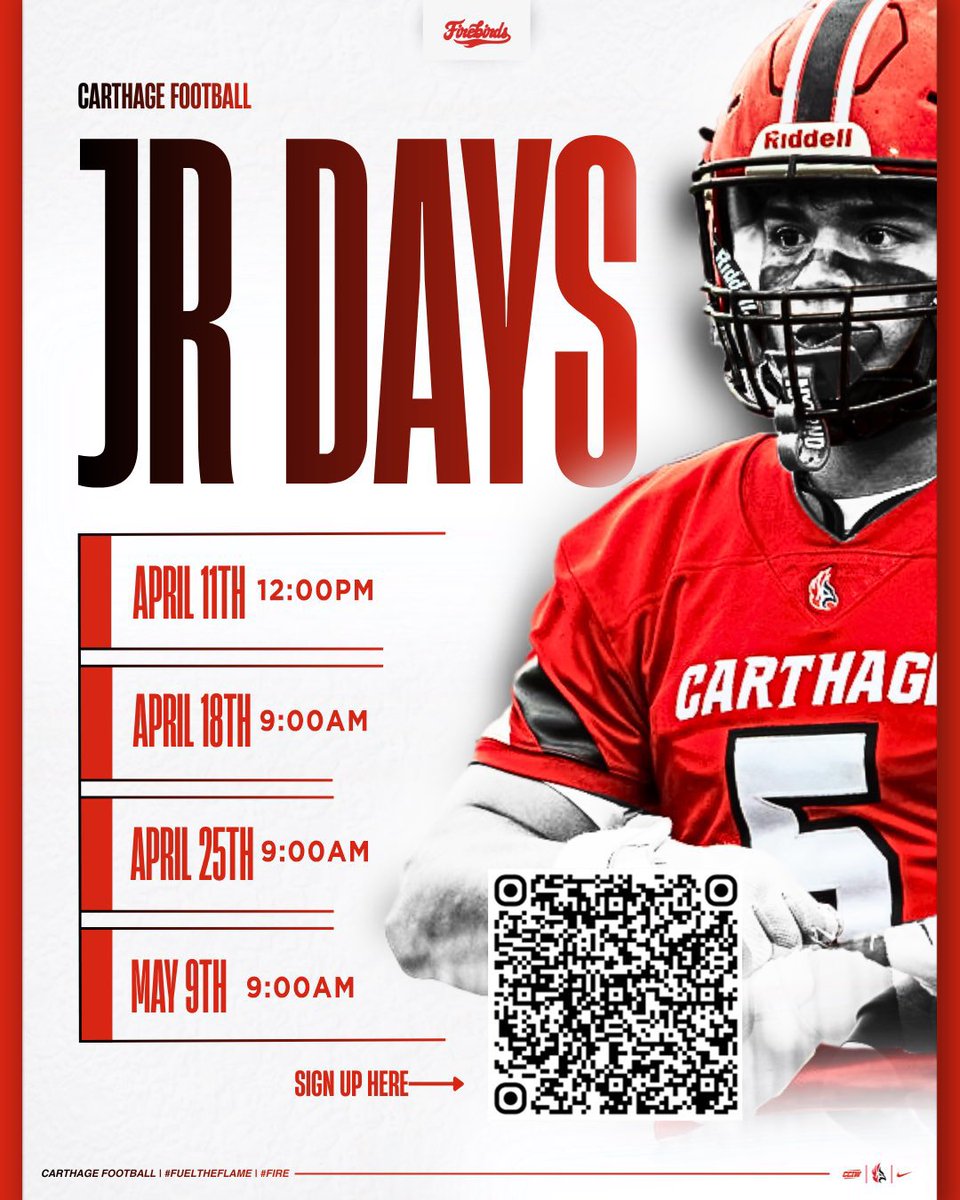 Excited to get out to <a href="/Carthage_FB/">Carthage Football</a> for Junior Day. Thank you for the invite! <a href="/Coach_Kus/">Lucas Kusmierz</a> 

<a href="/CoachGads/">Zach Gadbury</a> <a href="/PTHS_Indians/">Pontiac Indians</a>