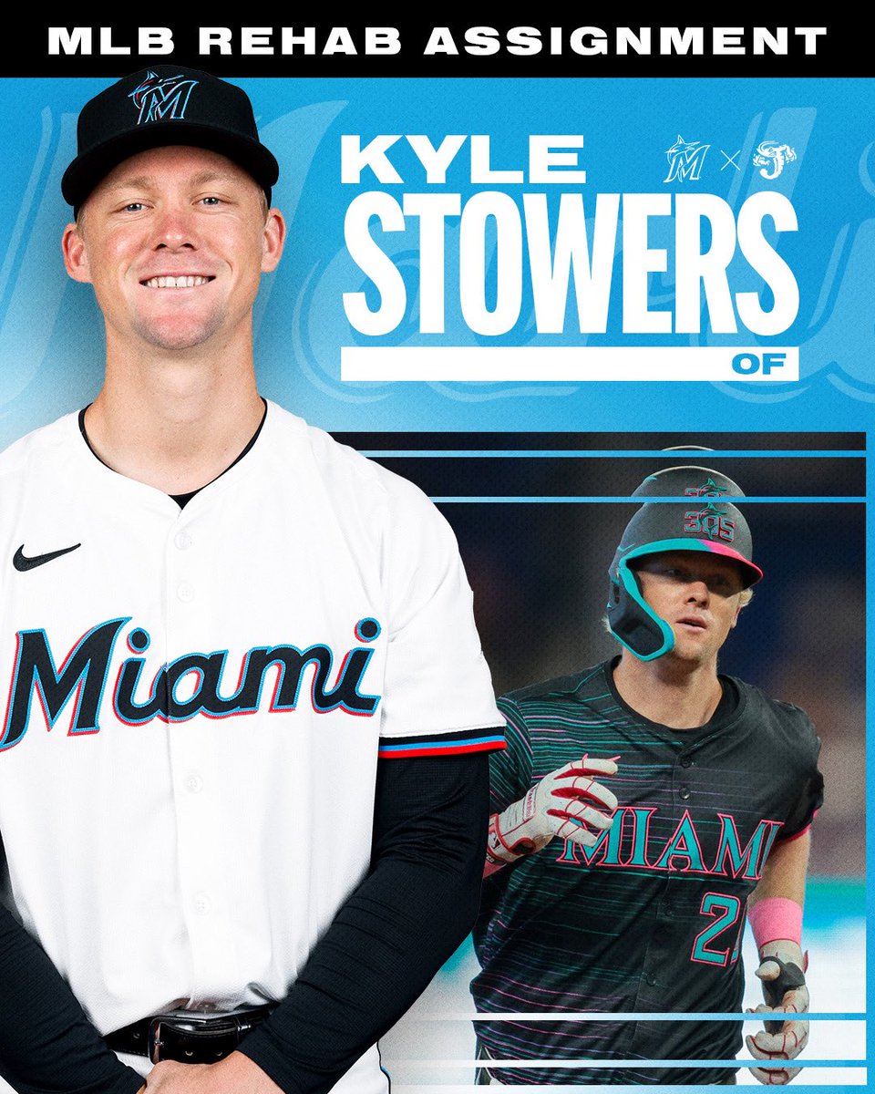 Miami @marlins outfielder and 2025 NL All-Star Kyle Stowers is scheduled to begin a rehab assignment with us in Friday’s contest at the Norfolk Tides from Harbor Park

More info⬇️
milb.com/jacksonville/n…