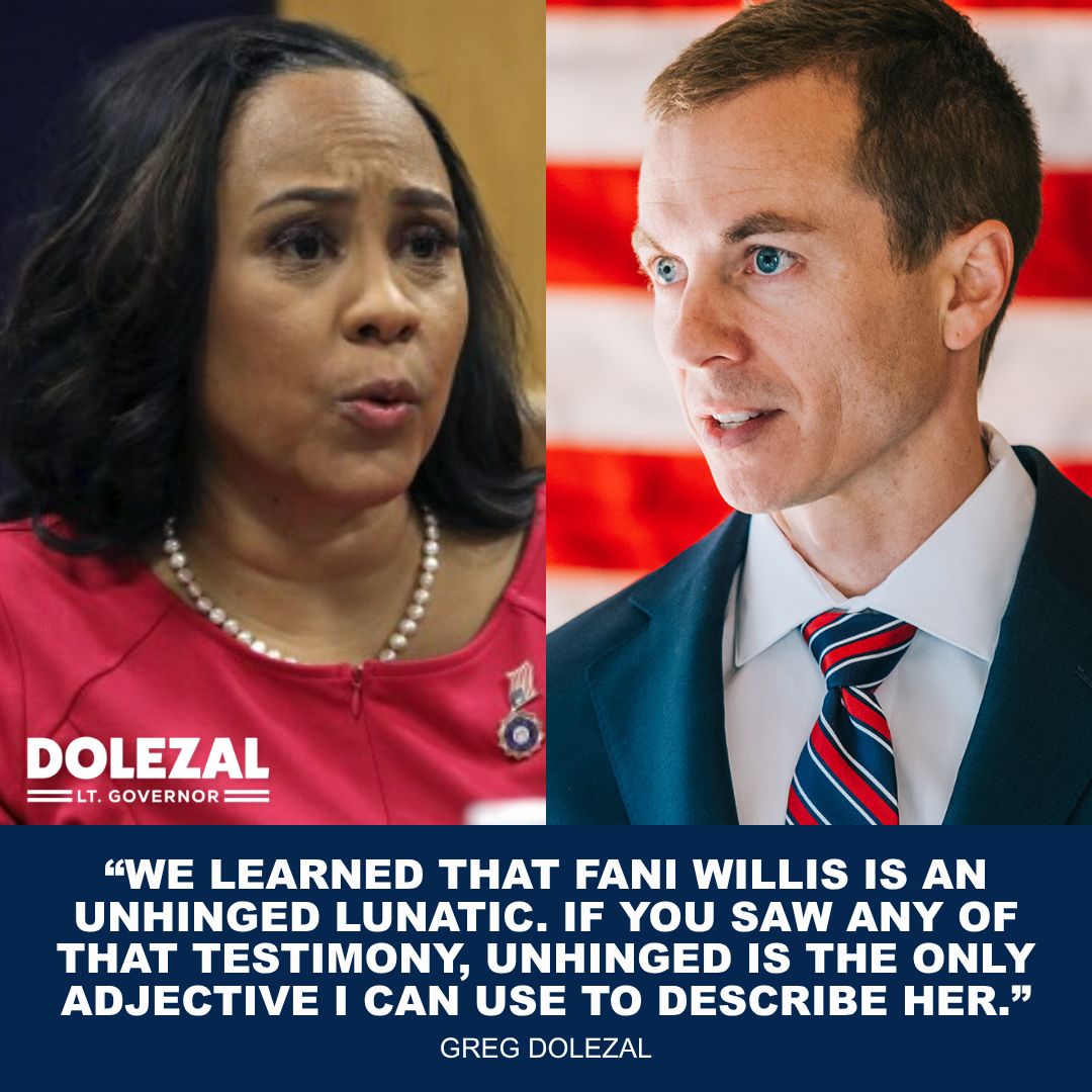 Senator Greg Dolezal tweet media