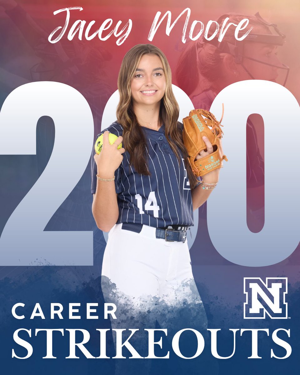 NWSCC_SB's tweet photo. 106 Moore! ๐
In Game 1 against #24 Volunteer State on April 7th, Jacey Moore matched her Freshman single season strikeout talley of 106.
The @UNASoftball Signee is currently at 110 strikeouts on the season and 216 in her career as a Patriot!
#Ringthe๐ https://t.co/dtDxjLWzVZ