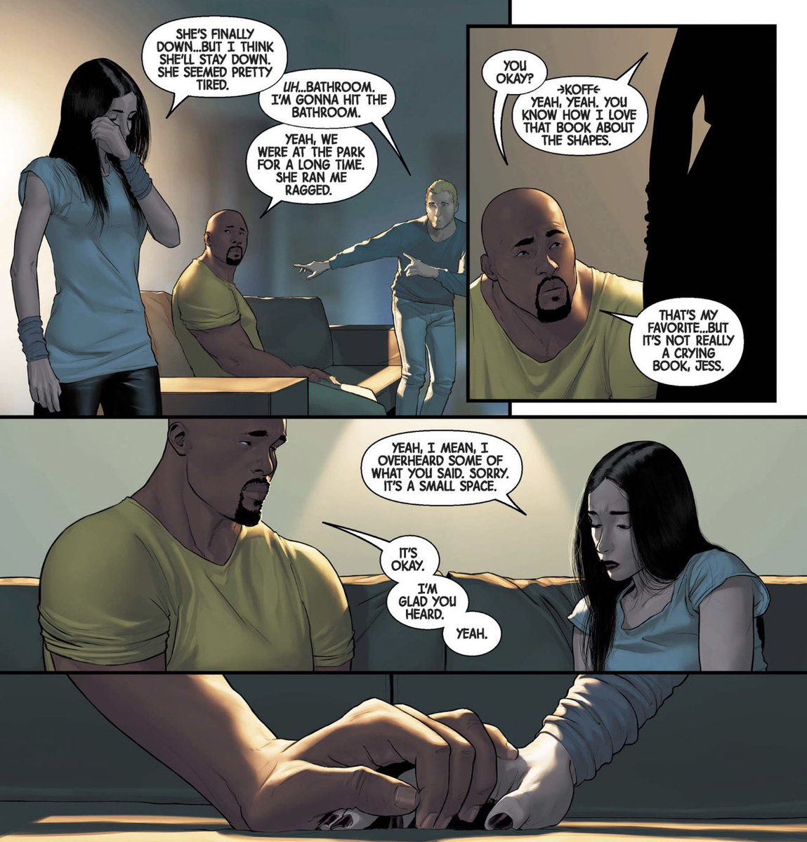 “Dani is my daughter. It doesn’t matter the end of this is, she’s MINE. I love her, no matter what. I’m not going anywhere. No matter where we end up. This is my family and nobody is taking it from me.” 

Luke Cage: A HUSBAND, a FATHER, a MAN!