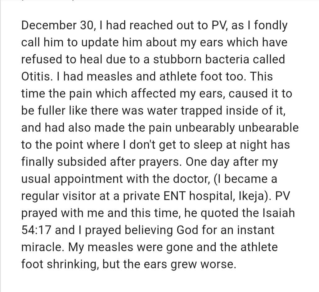 salvation_truth's tweet photo. WELLNESS REPORT (March, 3/3)
—LAGOS, NIGERIA—
Healed of chronic ear condition, measles and athletes foot
When Jesus heals, he heals completely.
Hallelujah! 🔥 https://t.co/c2jylNWwjC