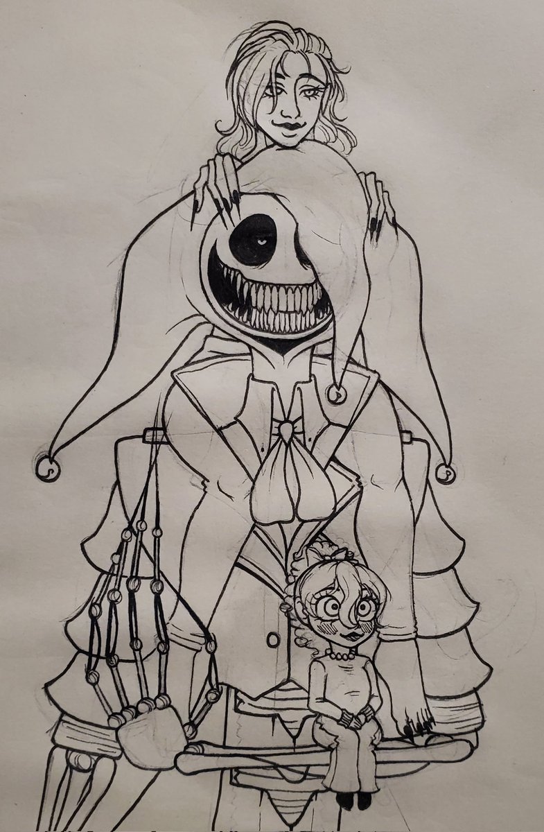 Creo que Poppy y Oliver les quedaría tan bien un cambio de vestuario ... Sarai (el Ángel de Poppy en mi AU) no  tiene ningun sentido de la preservación.
Oliver, ¿no querías hermanas? Pues ¡PUM! ¡TOMA DOS! #poppyplatytime #PoppyPlaytimafanart #poppy #prototype1006 #oc #AU