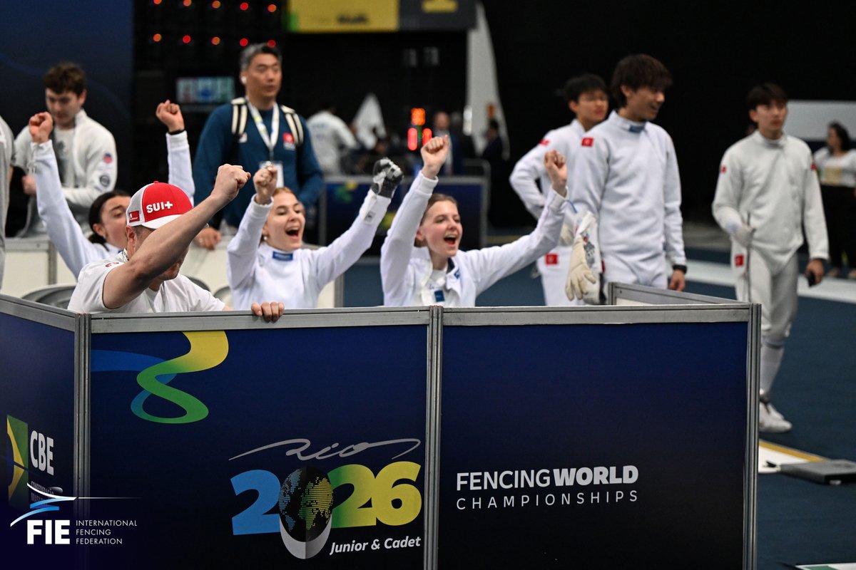 FIE_fencing's tweet image. Highlights from the Rio Junior &amp;amp; Cadet World Championships 🇧🇷🤺

⚔️ Junior Women’s Team Epee ⚔️

📸 Bizzi / Augusto Bizzi &amp;amp; Eva Pavia &amp;amp; Luca Pagliaricci  &amp;amp; Zsolt Nekifor

#esgrima #fencing #escrime #riodejaneiro #brasil