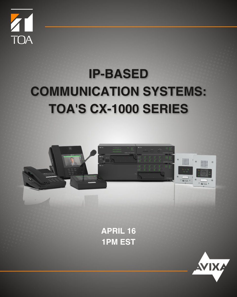 TOA Electronics, Inc tweet media