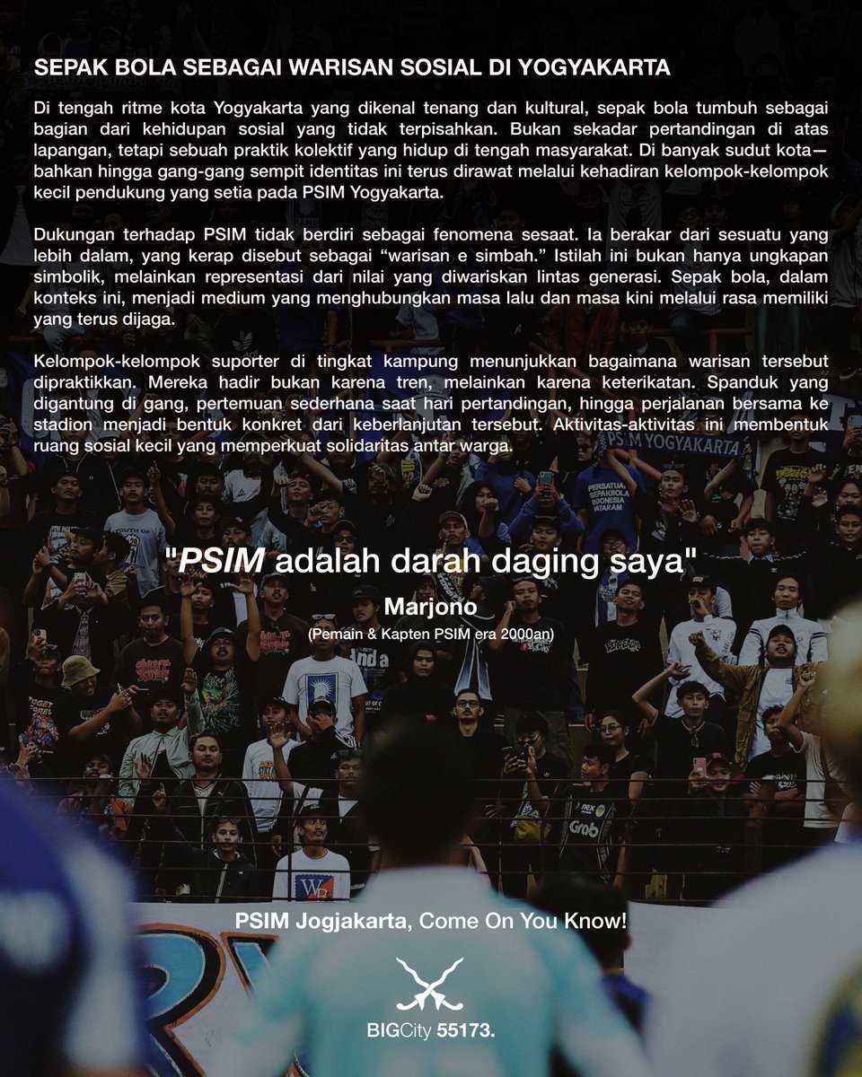 bigcity_173's tweet image. "PSIM adalah darah daging saya" #MataramDay ✋🏻💙