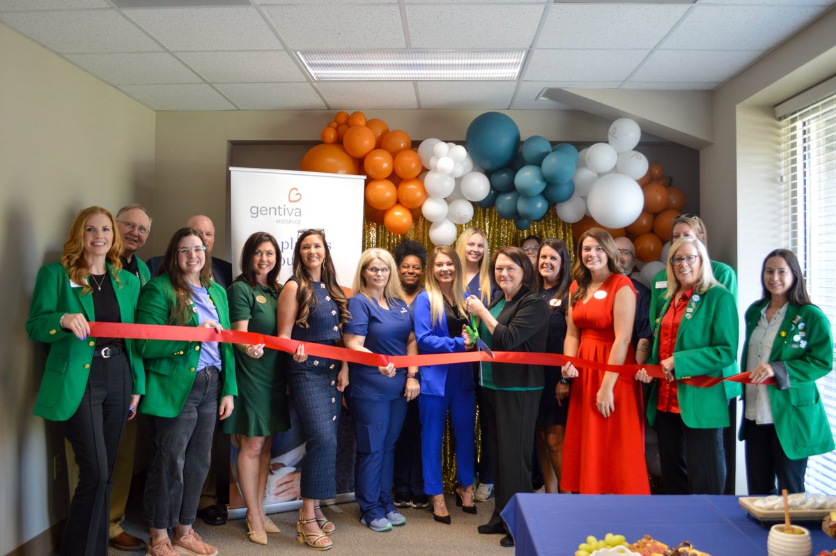 PgouldChamber's tweet photo. Gentiva Hospice cut the ribbon at their new location in Paragould. Gentiva Hospice prides itself on being a compassionate hospice service provider during a family's most difficult time. Their new location is at 1707 Linwood Drive, Suite G. They can be contacted at 870-586-5255. https://t.co/xe7DGUdG2f