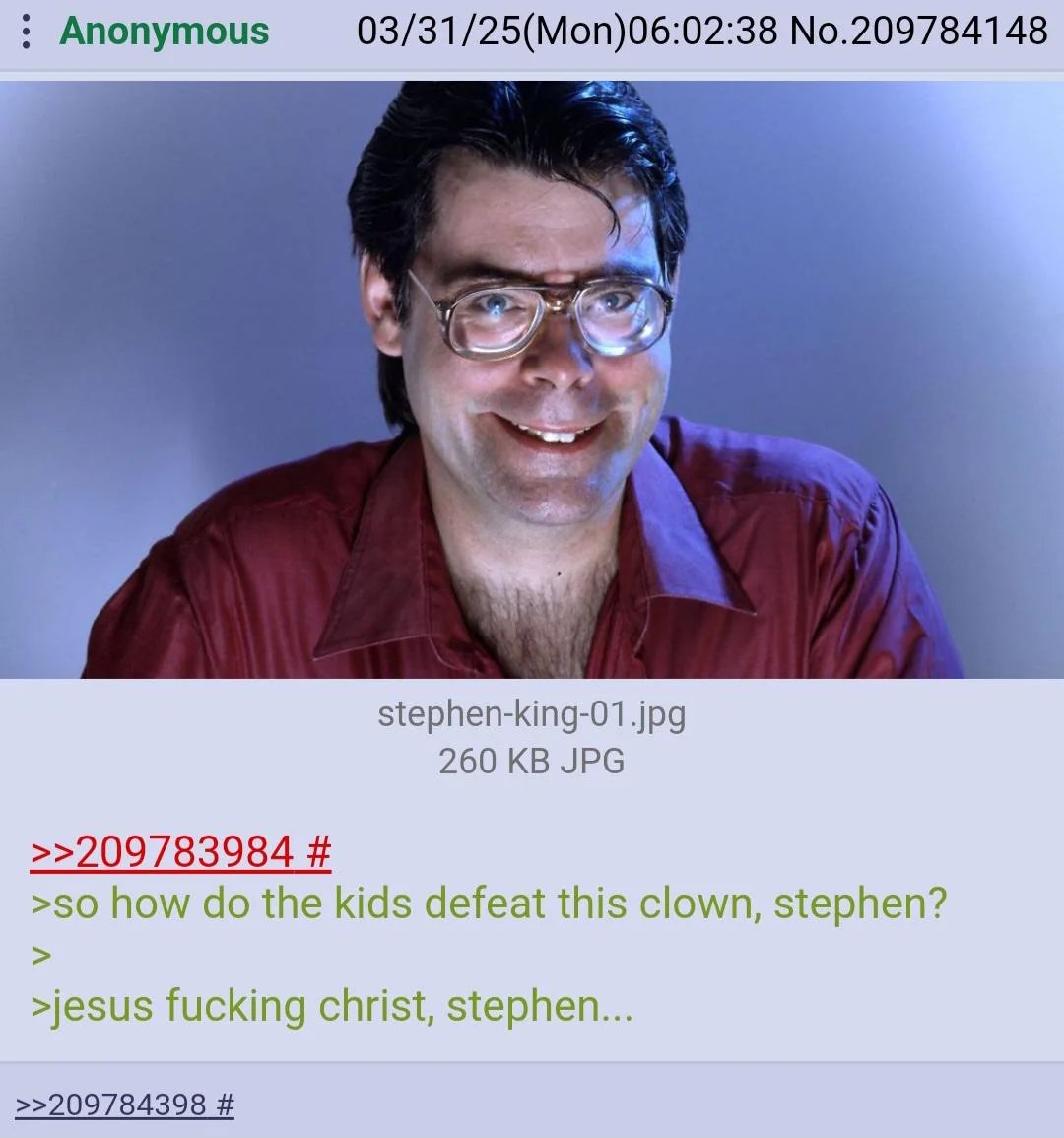 Greentext Poster tweet media