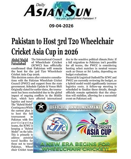 Pakistan Wheelchair Cricket Council tweet media