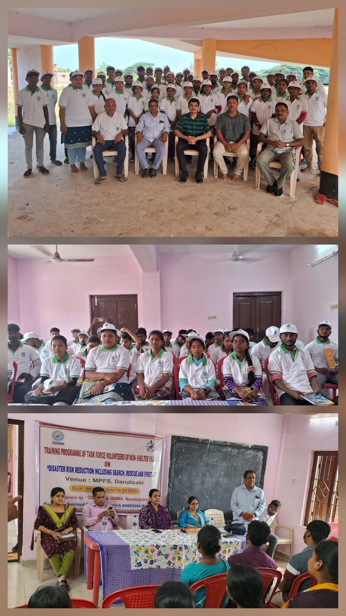 DeocKendrapada's tweet photo. Training of Task-force volunteers in Non-Shelter Villages under Pattamundai block👇🏻 https://t.co/JMOxoxb9lI