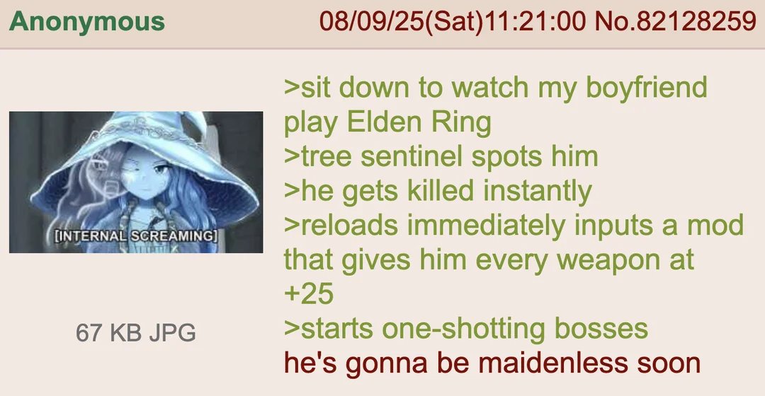 Greentext Poster tweet media