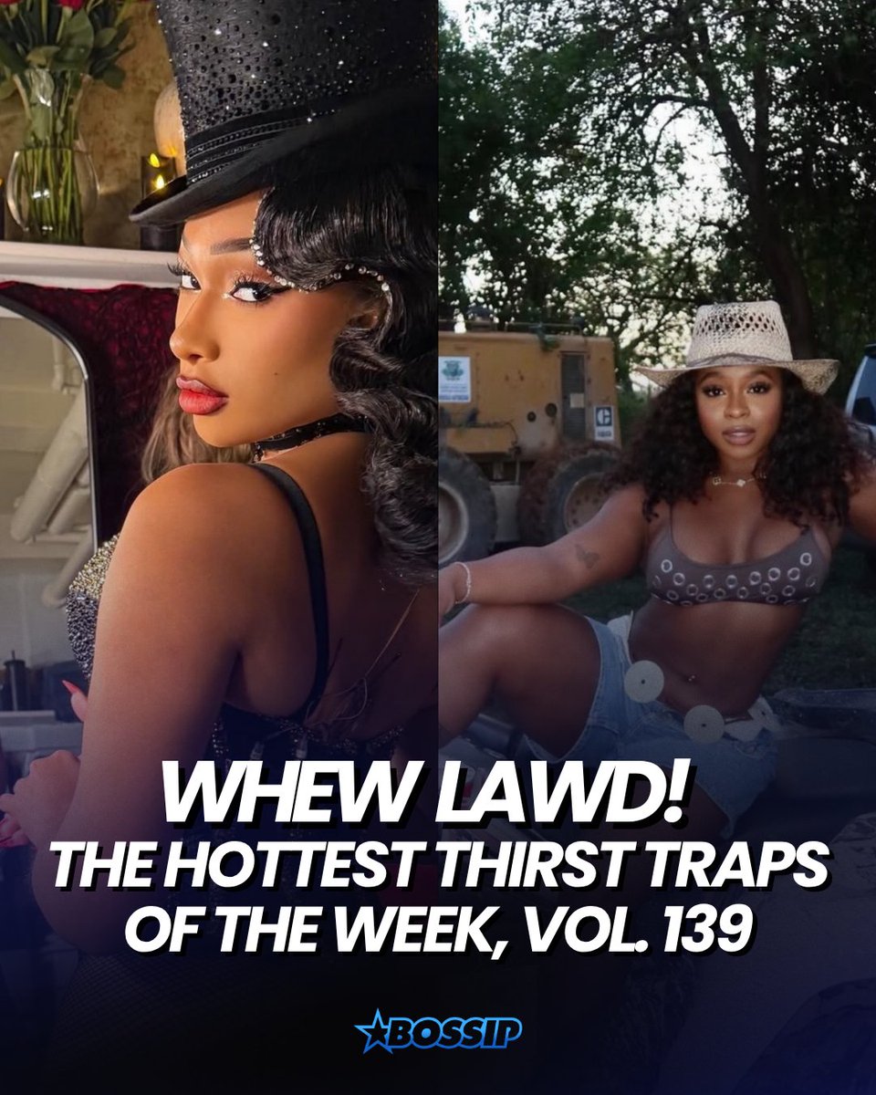Bossip's tweet image. Back at it again with this week’s hottest thirst traps that dropped during an eventful week dominated by Trick Daddy’s pearl-clutching performance-turned-beef with the AKAs, and more! 

--&amp;gt; bossip.com/4545124/hottes…

More on #BOSSIP.com

📸: Megan Thee Stallion, Reginae Carter