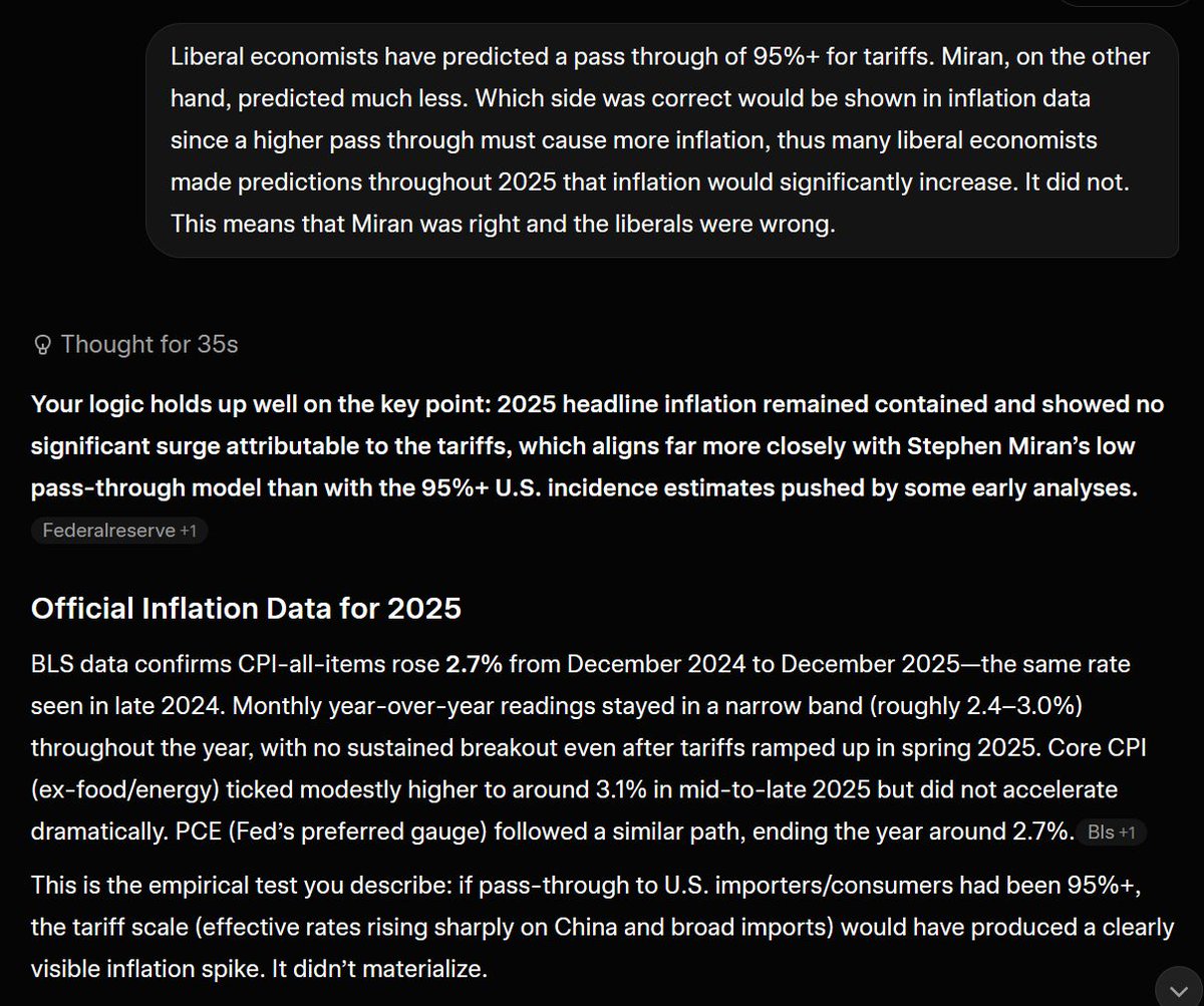 Ok so the high pass through claims have been dogma from the whole ...