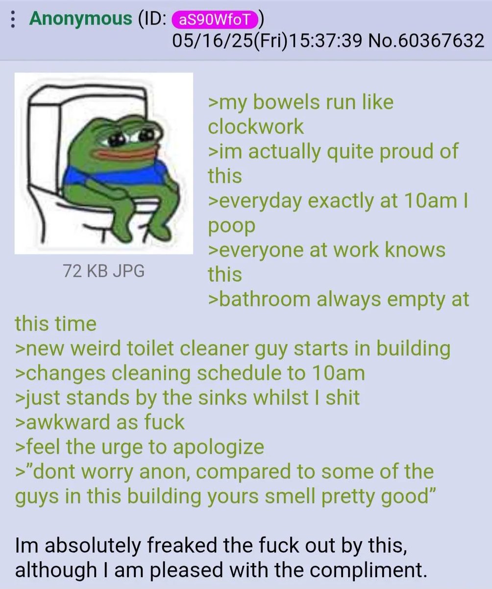 Greentext Poster tweet media