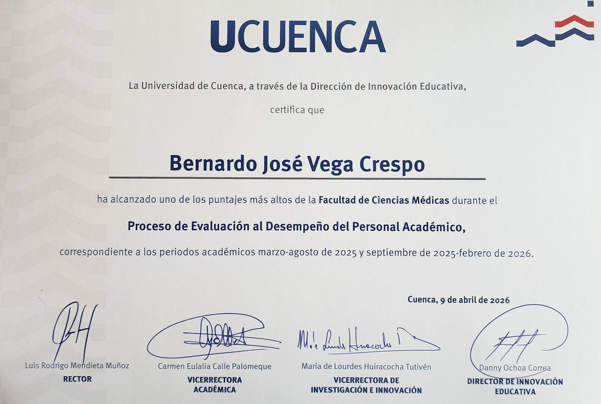 Dr Bernardo Vega tweet media