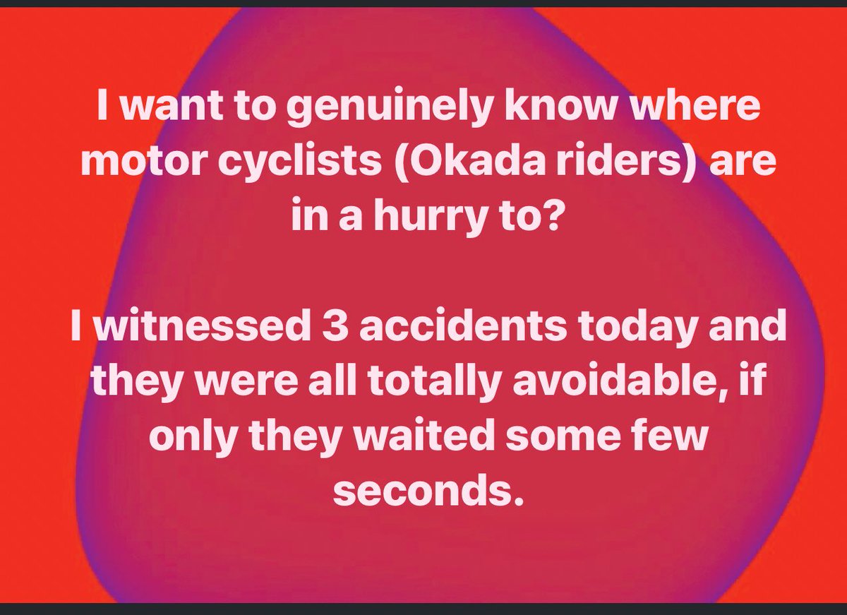 Where are they always in a rush to?