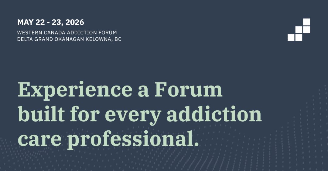Western Canada Addiction Forum tweet media